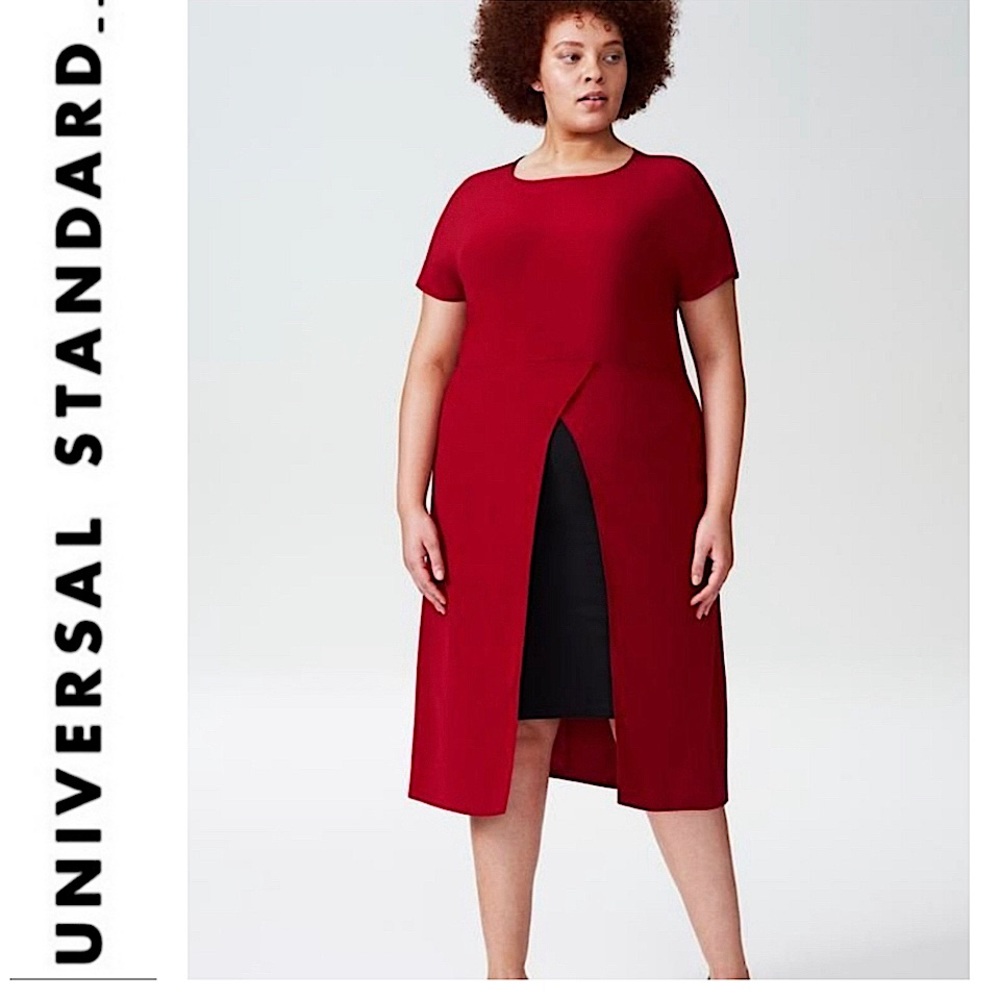 Universal standard red Adda tunic